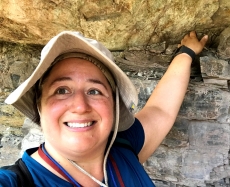 Lincoln High School teacher Anna Karsten during a three-week geology summer camp for teachers.